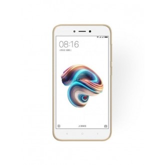 Auksinis blizgantis silikoninis dėklas Xiaomi Redmi 5A telefonui "Shining"