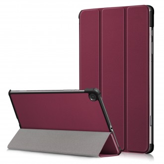 Bordo atverčiamas dėklas "Smart Leather" Samsung T870 / T875 Tab S7 11