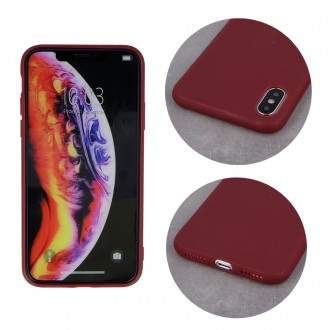 Bordo spalvos silikoninis dėklas ''Rubber TPU'' telefonui Samsung A21s