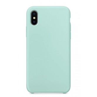 Mėtos spalvos silikoninis dėklas Samsung Galaxy A705 A70 telefonui "Liquid Silicone" 2.0mm