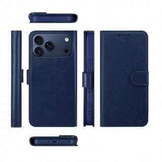 Mėlynas atverčiamas dėklas "HDD Clasp Wallet Case" telefonui Samsung A515 A51