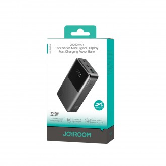 Išorinė baterija Power Bank Joyroom JR-QP192 Mini 22.5W 20000mAh juoda