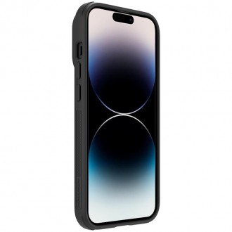 Juodas dėklas "Nillkin Textured Case S" telefonui iPhone 14 Pro Max