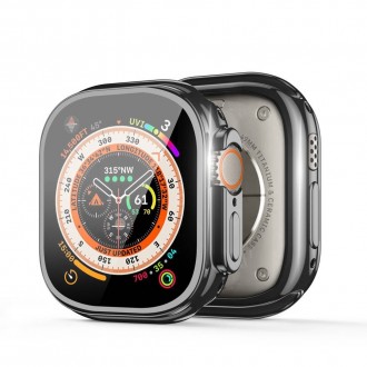 LCD apsauginis stikliukas / dėklas Dux Ducis Samo Apple Watch Ultra 49mm juodas