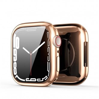 LCD apsauginis stikliukas / dėklas Dux Ducis Samo Apple Watch Ultra 40mm auksinis