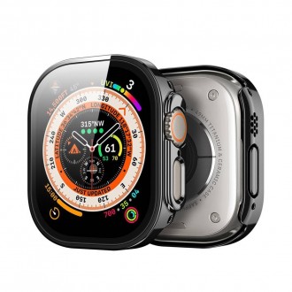 LCD apsauginis stikliukas / dėklas Dux Ducis Hamo Apple Watch Ultra 41mm juodas