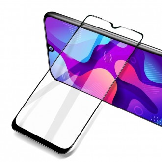 LCD apsauginis grūdintas stiklas juodais krašteliais "5D Full Glue" telefonui Apple iPhone 12 Pro Max