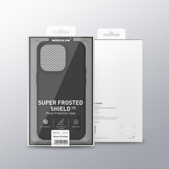 Juodas dėklas "Nillkin Super Frosted Shield Pro" telefonui iPhone 14 Pro