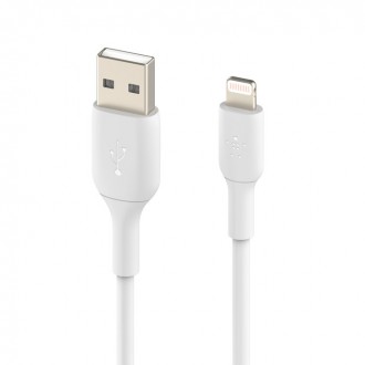 USB kabelis Belkin Boost Charge USB-A to Lightning 1.0m baltas