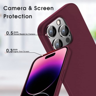 Bordo spalvos dėklas X-Level Guardian telefonui iPhone 14