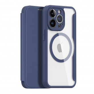 Mėlynas atverčiamas dėklas "Dux Ducis Skin X Pro" telefonui iPhone 13 / 14
