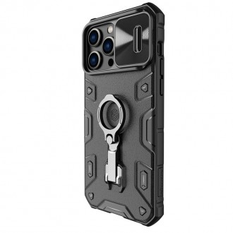 Juodas dėklas "Nillkin CamShield Armor Pro" telefonui Apple iPhone 14 Pro