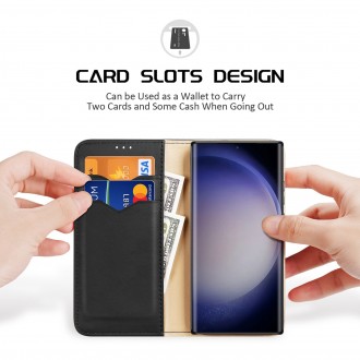 Rudas atverčiamas dėklas "Dux Ducis Hivo" telefonui Samsung Galaxy S25 Edge