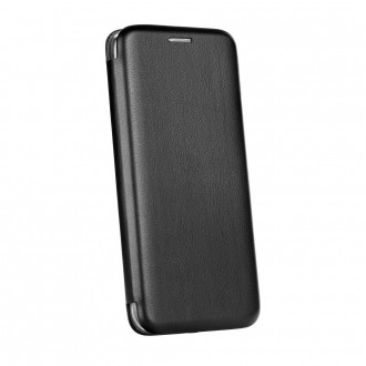 Juodos spalvos atverčiamas dėklas "Book elegance" telefonui Samsung Galaxy S24