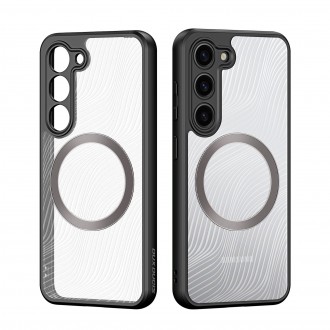 Pusiau skaidrus dėklas juodais kraštais "Dux Ducis Aimo Mag" telefonui Apple iPhone 16 Pro Max