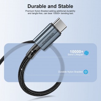 USB kabelis Choetech XCC-1015 USB-C to USB-C PD60W 2.0m juodas