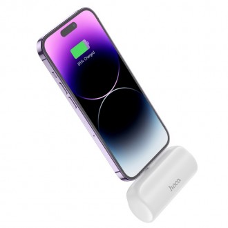 Išorinė baterija Power Bank Hoco J106 Lightning 5000mAh balta