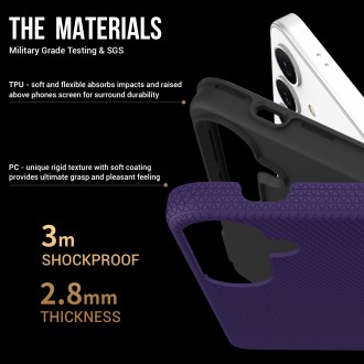 Violetinis dėklas "Perfectionists Triangle Case" telefonui Samsung Galaxy S911 S23 5G