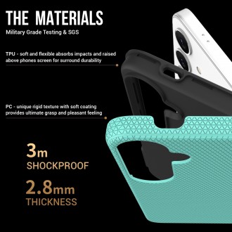 Žalias dėklas "Perfectionists Triangle Case" telefonui Samsung Galaxy S911 S23 5G