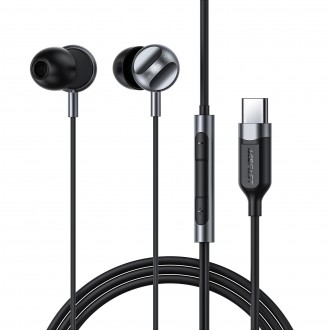 Ausinės Acefast L6 USB-C juodos