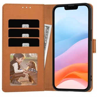 Rudas dėklas "Fancy Wallet" telefonui Samsung Galaxy A51