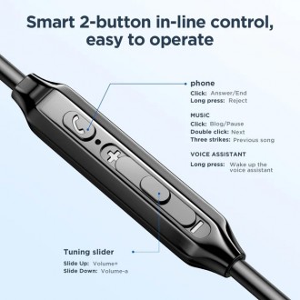 Juodos ausinės "Joyroom JR-EW02 3.5mm"