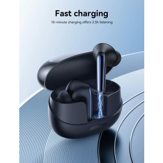 Juodos belaidės ausinės "Joyroom TWS JR-FN2"