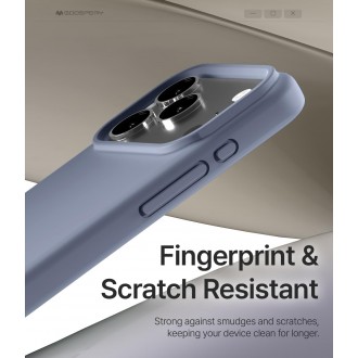 Levandos pilkas dėklas "Mercury Pure Magsafe Silicon Case" telefonui Apple iPhone 17 Pro