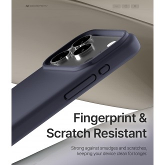 Tamsiai mėlynas dėklas "Mercury Pure Magsafe Silicon Case" telefonui Apple iPhone 17 Pro