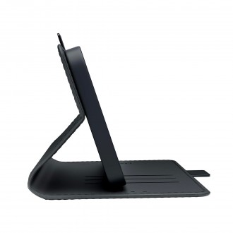 Juodas atverčiamas dėklas "3mk Wallet Case" telefonui Apple iPhone Air