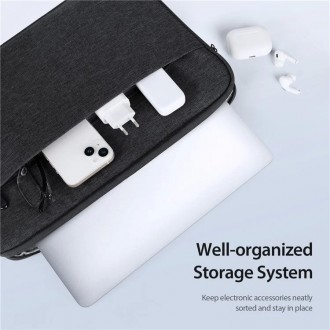 Juodas dėklas nešiojamam kompiuteriui "Dux Ducis LBDB 13-13.9" 