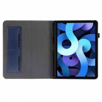 Mėlynas atverčiamas dėklas "Folding Leather" planšetei Lenovo Tab M10 3rd Gen TB328FU / TB328XU 10.1