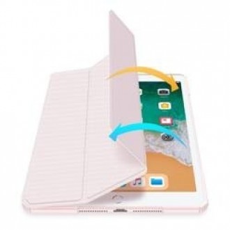 Rožinis atverčiamas dėklas "Dux Ducis Toby" planšetei Samsung Tab A9 Plus 11.0 X210 / X215 / X216 