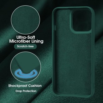 Tamsiai žalias dėklas X-Level Dynamic telefonui Apple iPhone 16 Pro