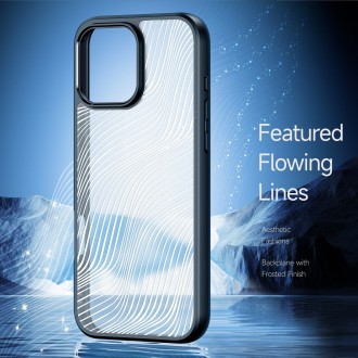 Pusiau skaidrus dėklas juodais kraštais "Dux Ducis Aimo" telefonui Apple iPhone 16 Pro Max