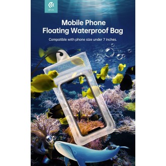 Rožinis, plūduriuojantis atsparus vandeniui dėklas "Devia Waterproof Bag"