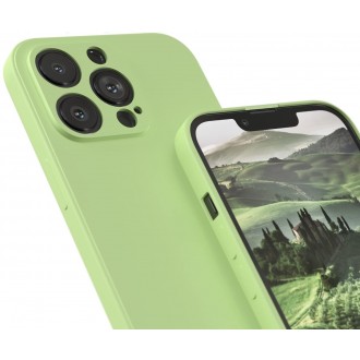 Mėtų spalvos dėklas "Liquid Silicone 1.5mm" telefonui Xiaomi Redmi Note 14 Pro 4G