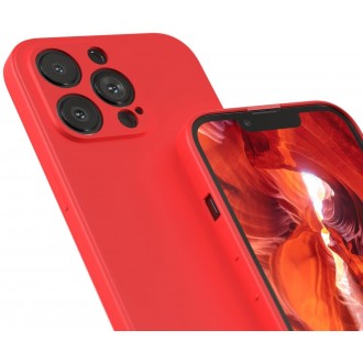 Raudonos spalvos dėklas "Liquid Silicone 1.5mm" telefonui Apple iPhone 16e