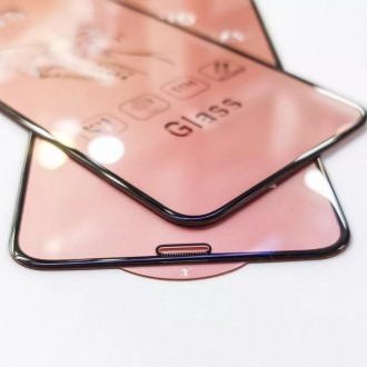 LCD apsauginis stikliukas 520D telefonui Xiaomi Redmi 13C / Poco C65 / Poco M6 5G juodais krašteliais