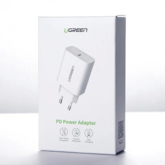 Įkroviklis Ugreen CD137 20W USB-C baltas