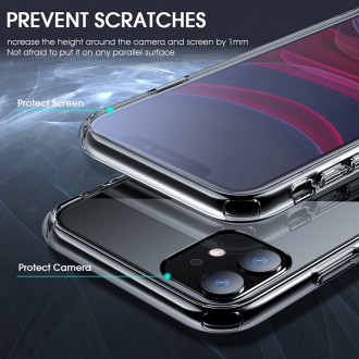 Tvirtas skaidrus dėklas "X-Level Space II" telefonui Apple iPhone 17 Pro / 18 Pro
