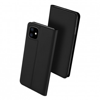 Juodas atverčiamas dėklas "Dux Ducis Skin"  telefonui Apple iPhone 11