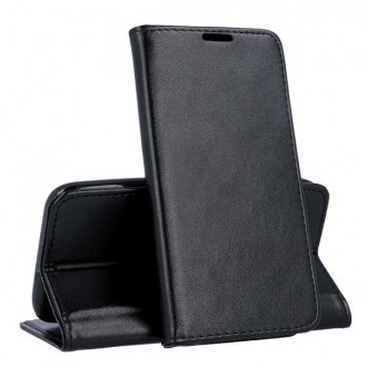 Juodas atverčiamas dėklas Samsung Galaxy A715 A71 telefonui  "Magnetic book"