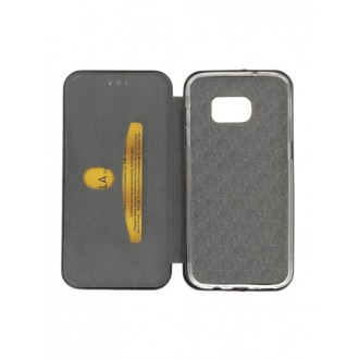 Juodas atverčiamas dėklas "Book Elegance" telefonui Samsung Galaxy G930 S7 