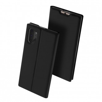 Juodas atverčiamas dėklas Samsung Galaxy N975 Note 10 Plus telefonui "Dux Ducis Skin"