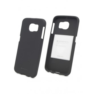 Juodas silikoninis dėklas Samsung Galaxy G920 S6  telefonui Mercury Goospery "Soft Jelly Case"