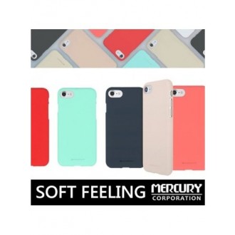 Juodas silikoninis dėklas Samsung Galaxy S8 Plus telefonui "Mercury Soft Feeling"