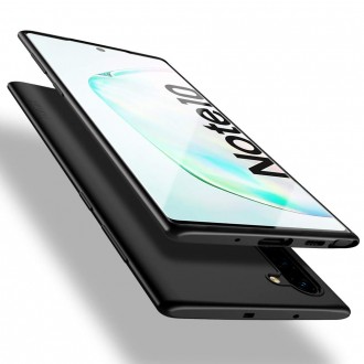 Juodos spalvos dėklas X-Level Guardian Samsung Galaxy Note 10 telefonui