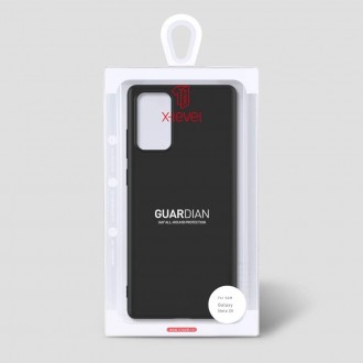 Juodos spalvos dėklas "X-Level Guardian" telefonui Samsung Galaxy A70
