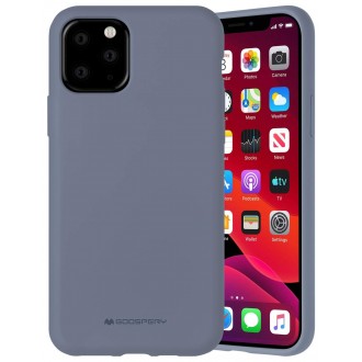 Levandos pilkos spalvos dėklas "Mercury Silicone Case" Apple iPhone 13 min telefonui